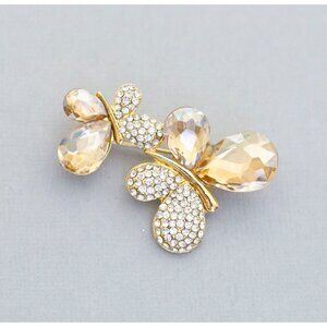 Art deco butterfly vintage brooch (C7)